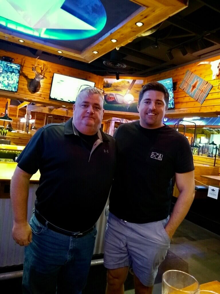 Chris meeting his birth dad