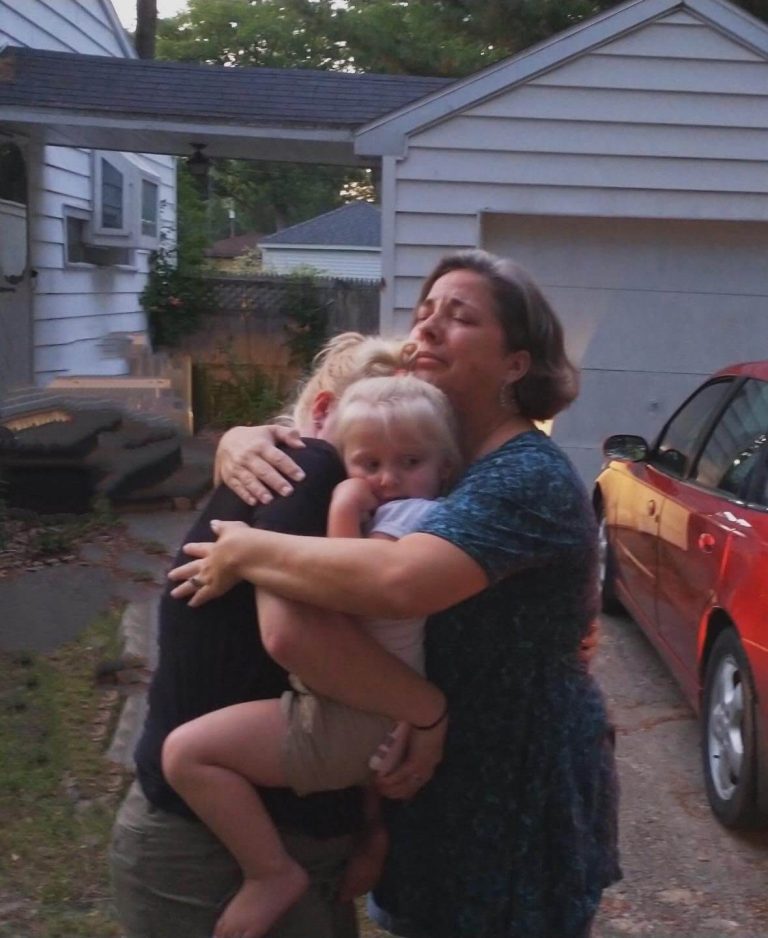 Rebecca and Beth reunion